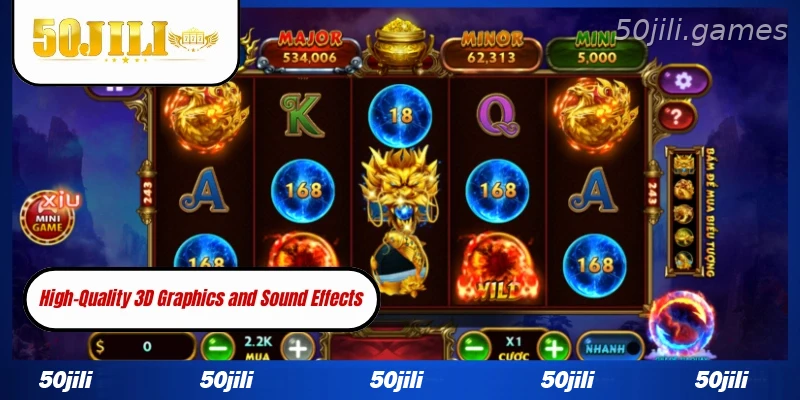 Detailed graphics and immersive slot gameplay